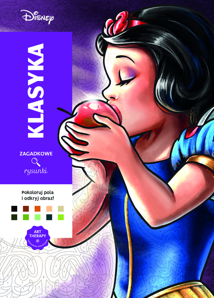 Klasyka. Kolorowanka antystresowa Disney. Zagadkowe rysunki - Laetitia ...
