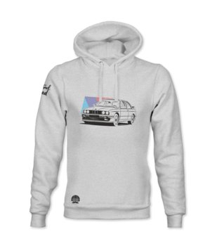 Klasykami, Bluza męska z kapturem, BMW E30 M3, rozmiar M - KLASYKAMI