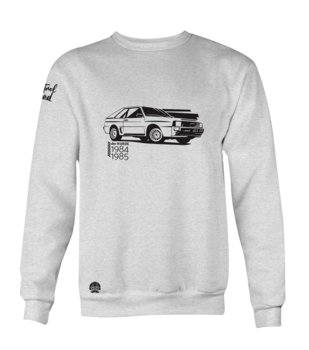 Klasykami, Bluza męska z samochodem, Audi Quattro, rozmiar L - KLASYKAMI