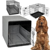 Klatka Kennelowa z LEGOWISKIEM zestaw 3 elementy KOJEC DLA PSA L