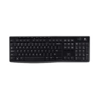 Klawiatura bezprzewodowa Logitech K270 dla systemu Windows, układ hiszpański QWERTY – czarna Logitech