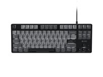 Klawiatura dla graczy gamingowa Fury Kanabo K2 US białe podświetlenie mechaniczna czarno-szara FURY