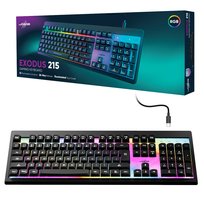 KLAWIATURA GAMINGOWA URAGE EXODUS 215 ILLUMINATED RGB ANTIGHOSTING UKŁAD PL