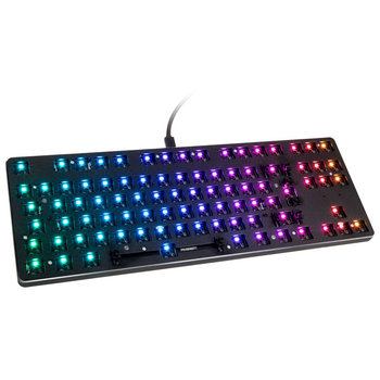 Spirit Of Gamer, Bezprzewodowa klawiatura do gier Bluetooth RGB, Polski  układ QWERTY, Mini Keyboard Kompaktowa TKL 65%, Klawisze półmechaniczne z  25 Anti-Ghosting