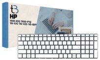 Klawiatura HP 15-CC 15S-EQ 15S-FQ 250 G6 podświetlenie LED srebrna