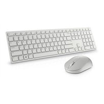 Klawiatura i mysz Dell KM5221W Pro Wireless, amerykańska, 2,4 GHz, biała Dell