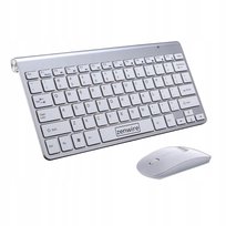 KLAWIATURA I MYSZKA BEZPRZEWODOWA MYSZ ZESTAW USB MINI SLIM do laptop TV PC