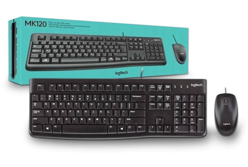 KLAWIATURA LOGITECH | ZESTAW MK120 N USB