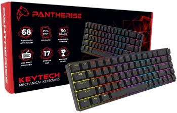 Klawiatura Mechaniczna Gamingowa Podświetlenie Rgb Pantherise 68 Keytech - Inny producent
