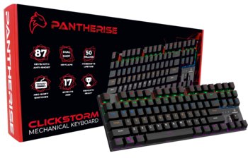 Klawiatura Mechaniczna Gamingowa Podświetlenie Rgb Pantherise 87 Clickstorm - Inny producent