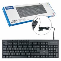 Klawiatura Przewodowa Hama Ck-200 Przycisk Ai Czarna