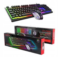 Klawiatura RGB + mysz RGB metalowe iMICE KM-900 OEM