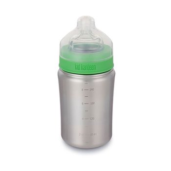 Klean Kanteen, Baby Bottle, Butelka dla niemowlaków, Brushed Stainless, 267 ml - Klean Kanteen