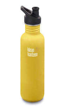 Klean Kanteen, Butelka, Classic (mit Sport Cap 3.0) 27oz, Lemon Curry (matt), 800 ml - Klean Kanteen