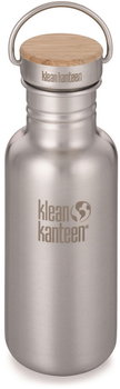 Klean Kanteen, Butelka, Reflect (w/Bamboo Cap), Brushed Stainless, 532 ml - Klean Kanteen