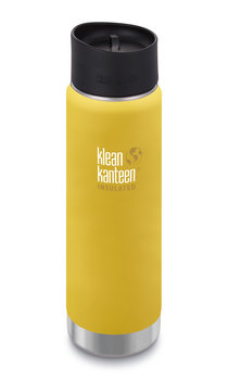 Klean Kanteen, Termos, Wide Vacuum Insulated (mit Café Cap 2.0) 20oz, Lemon Curry (matt), 592 ml - Klean Kanteen