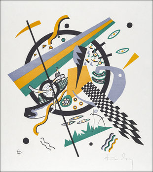 Kleine Welten IV, Wassily Kandinsky - plakat 42x59,4 cm - Galeria Plakatu