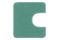 Kleine Wolke WC-Vorleger Meadow 50x50cm - Bahamabeige Badezimmerteppich Mit Rutschfester Unterseite