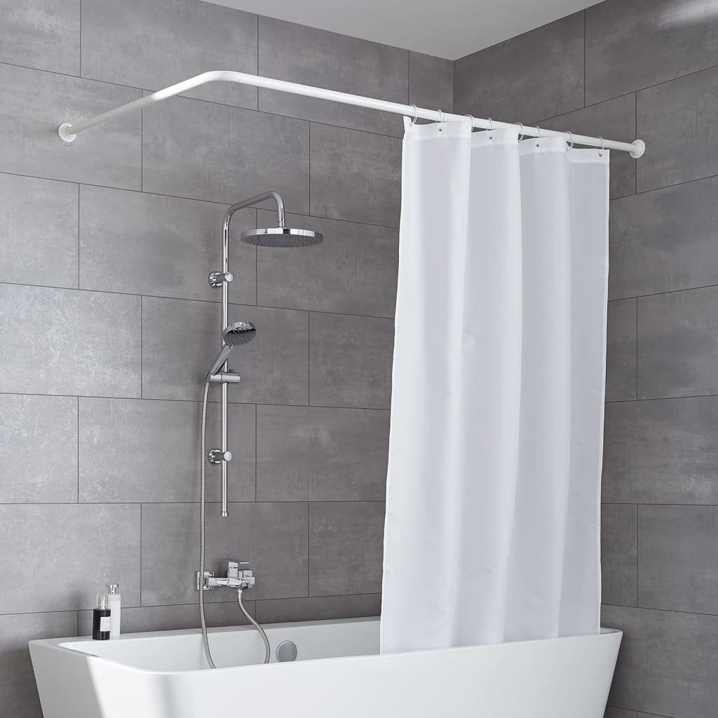 Zdjęcia - Zestaw prysznicowy Kleine Wolke Uniwersalny Drążek Prysznicowy, 3 Rozmiary, Biały 
