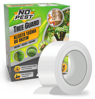 Kleista Taśma do Drzew NO PEST 5m Pułapka Lep do Drzew na Mszyce Gąsienice Mrówki Piędziki i Inne Szkodniki Roślin Tree Guard