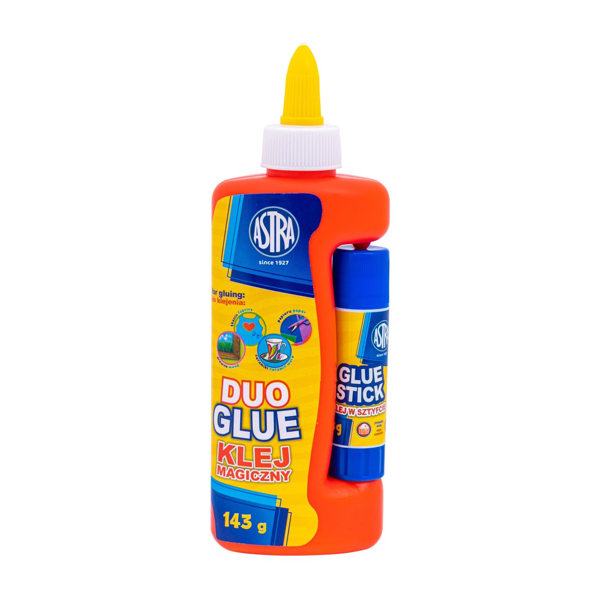 Astra Klej magiczny w płynie 143ml + klej w sztyfcie 8g Astra