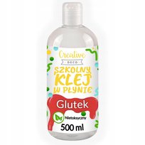 Klej w płynie przezroczysty do slime szkolny do prac plastycznych 500ml