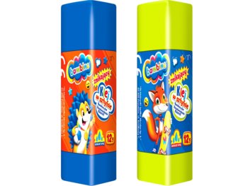 Klej Znikający W Sztyfcie Bambino 12 G Szkolny Trójkątny Fioletowy Sztuka - Bambino