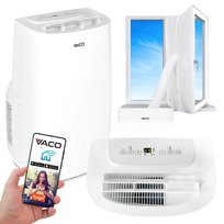 Klimatyzator przenośny 4w1 Największa moc 3,9 kW + WiFi + USZCZELKA