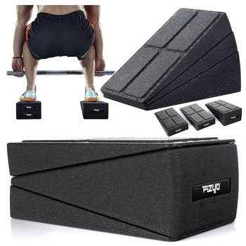 Klin Podpórka Do Rozciągania Łydek Fizyo Regulowana Platforma Slant Board Pianka Epp Lekkie I Wytrzymałe 3Szt - Fizyo