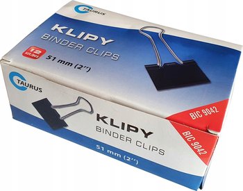 KLIP BIUROWY 51mm TAURUS 12szt - Taurus
