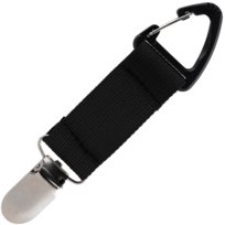 Klips na akcesoria podróżne BLACK