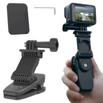 KLIPS OBROTOWY UCHWYT MAGNETYCZNY DO M.IN. GOPRO HERO, DJI OSMO POCKET 3/ ACTION 5 PRO/4/3