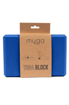 Klocek Do Jogi  Myga Foam Block - Granatowy - Myga