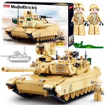 Klocki Abrams M1A2 Amerykański Czołg Wojsko Armia - Inna marka