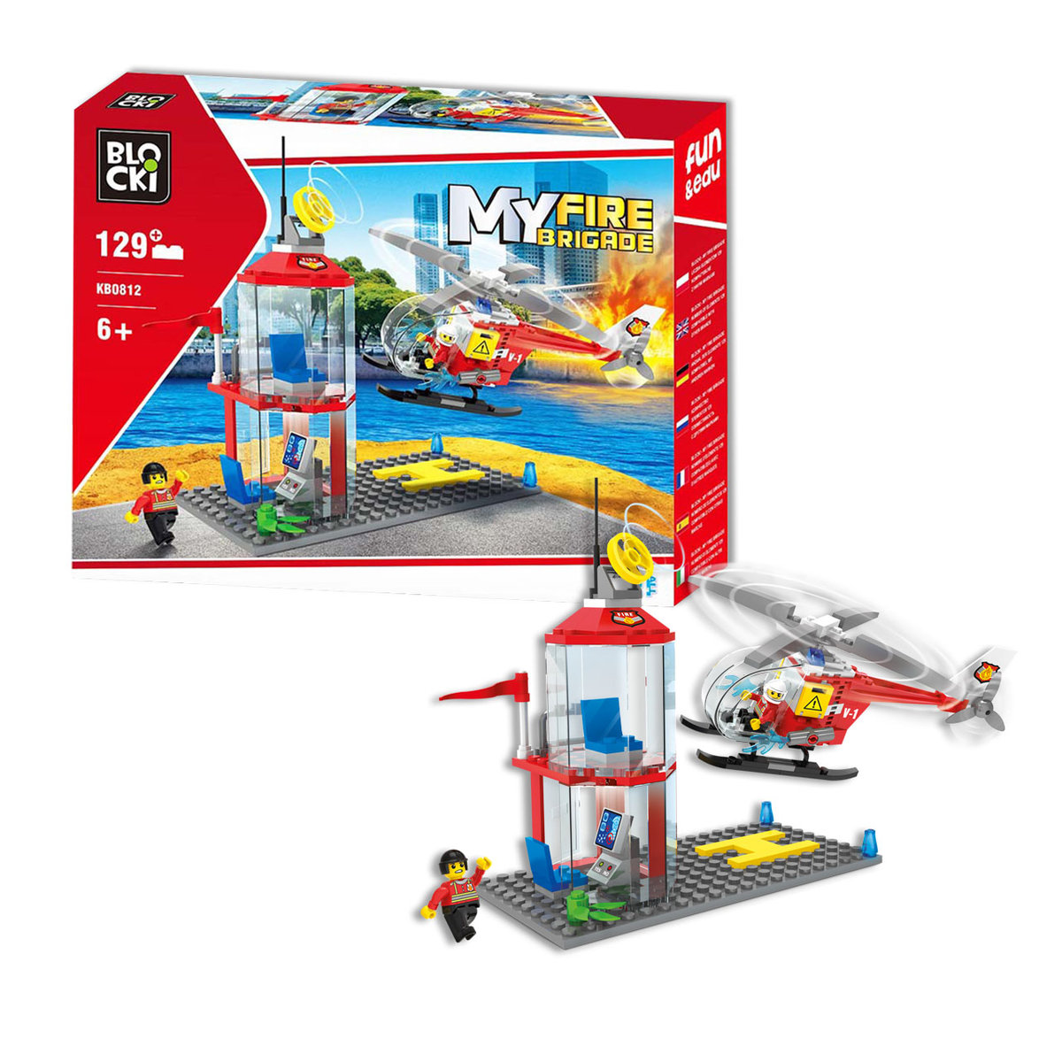 Blockki Klocki Blocki MyFire Lądowisko Helikoptera - Blocki | Sklep EMPIK.COM