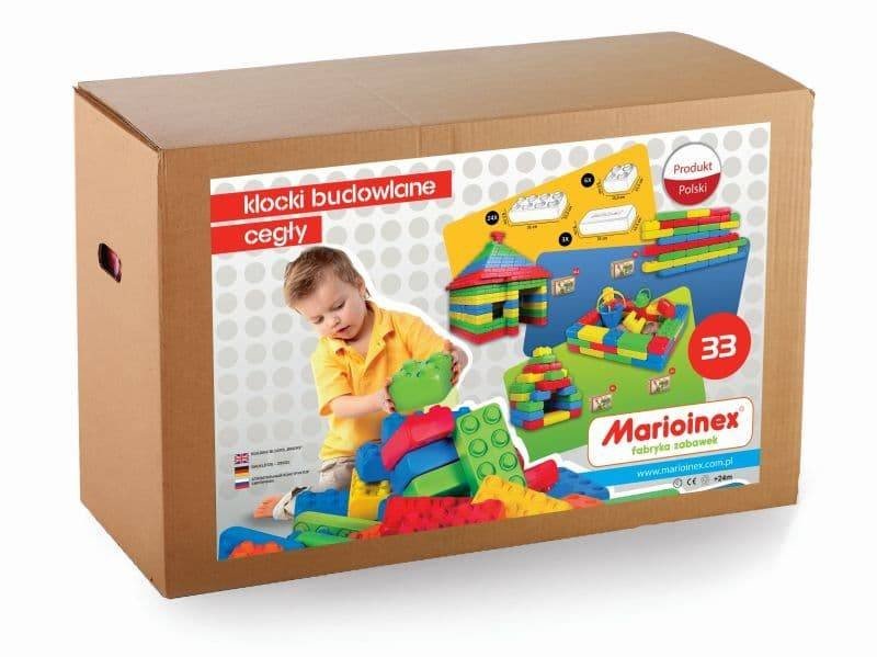 Klocki Budowlane Cegły 33 el.-Zdjęcie-0