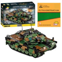 KLOCKI COBI 2620 CZOŁG LEOPARD 2A5 TVM NIEMIECKI  POJAZD WOJSKOWY WOJSKO ARMIA