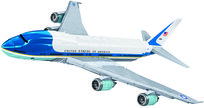 Klocki Cobi Boeing 26610/-Samolot 747 Air Force One 1050 Kl.