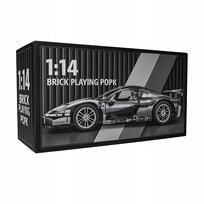 Klocki do Składania Szary Lamborghini z Klocków 1314el TECHNIC auto