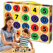 Klocki Edukacyjne Piankowe Nauka Matematyki Dla Dzieci 20 Ele.