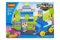 Klocki Jumei 3+ KOMISARIAT POLICJI 25 elementów, 26x19cm Kathay-Haster