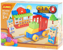 Klocki Jumei City KOLEJKA 23 elementy, 26x19cm