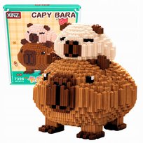 Klocki Kapibara z Pandą Konstrukcyjne 3470el 3D DUŻA Figurka DIY