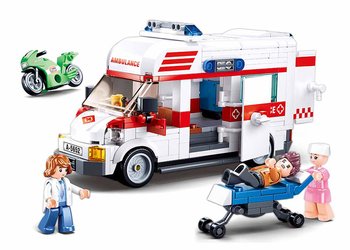 Klocki Karetka Pogotowia Ambulans Sluban 328EL - Sluban