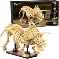 Klocki konstrukcyjne CaDA zestaw szkielet dinozaura Dinosaur Fossils: Triceratops 272 elementy CaDa