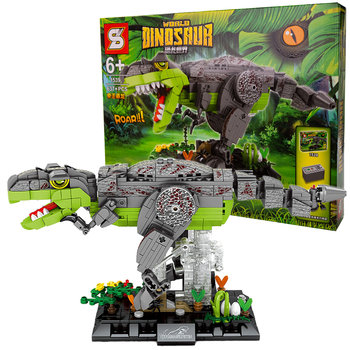 Klocki konstrukcyjne Dinosaur World Jurassic Dinozaur T-REX 637EL dziecka - GD SHOP COMPANY