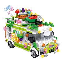 Klocki konstrukcyjne Foodtruck MINI FRUIT CAR