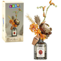 Klocki Konstrukcyjne Jesienny Bukiet Kwiatów W Wazonie Beżowo-Brązowy 362 elementów