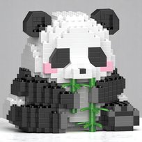 KLOCKI KONSTRUKCYJNE KUNG FU PANDA UKŁADANKA 3D DLA DZIECI I DOROSŁYCH PREZENT NA URODZINY ROCZNICĘ DLA PARY ZWIERZĘTA Z KLOCKÓW