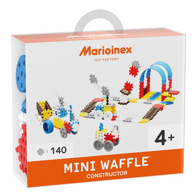 Marimokunです Klocki konstrukcyjne Marioinex Mini Waffle 70 elementów